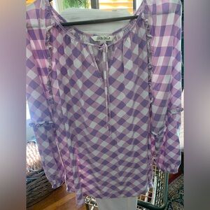 THE PIONEER WOMAN GINGHAM LAVENDER PLAID